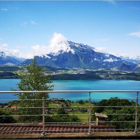 Chalet With View Of The Mountains And The Thun Lake 斯格里维尔 外观 照片