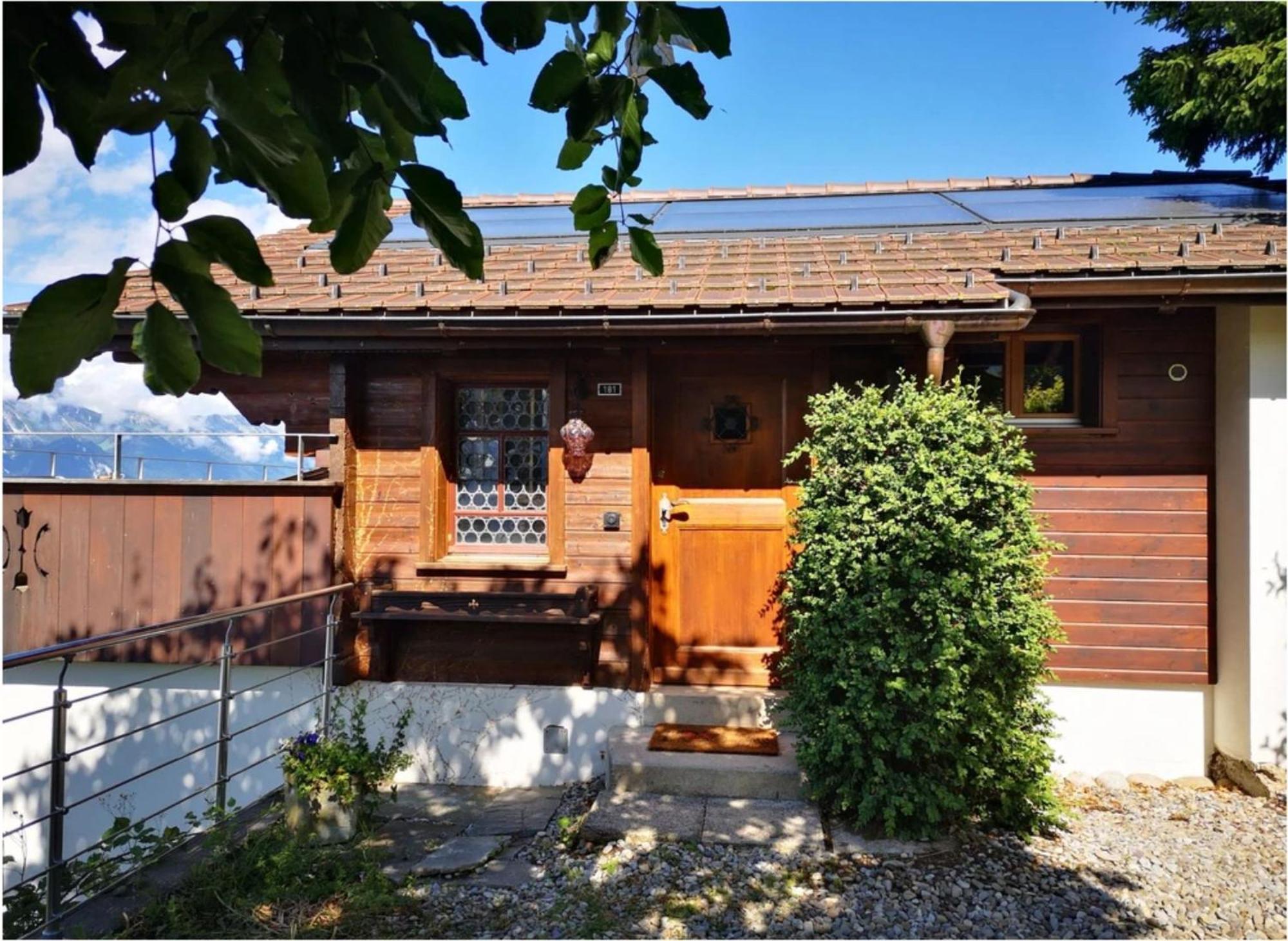 Chalet With View Of The Mountains And The Thun Lake 斯格里维尔 外观 照片