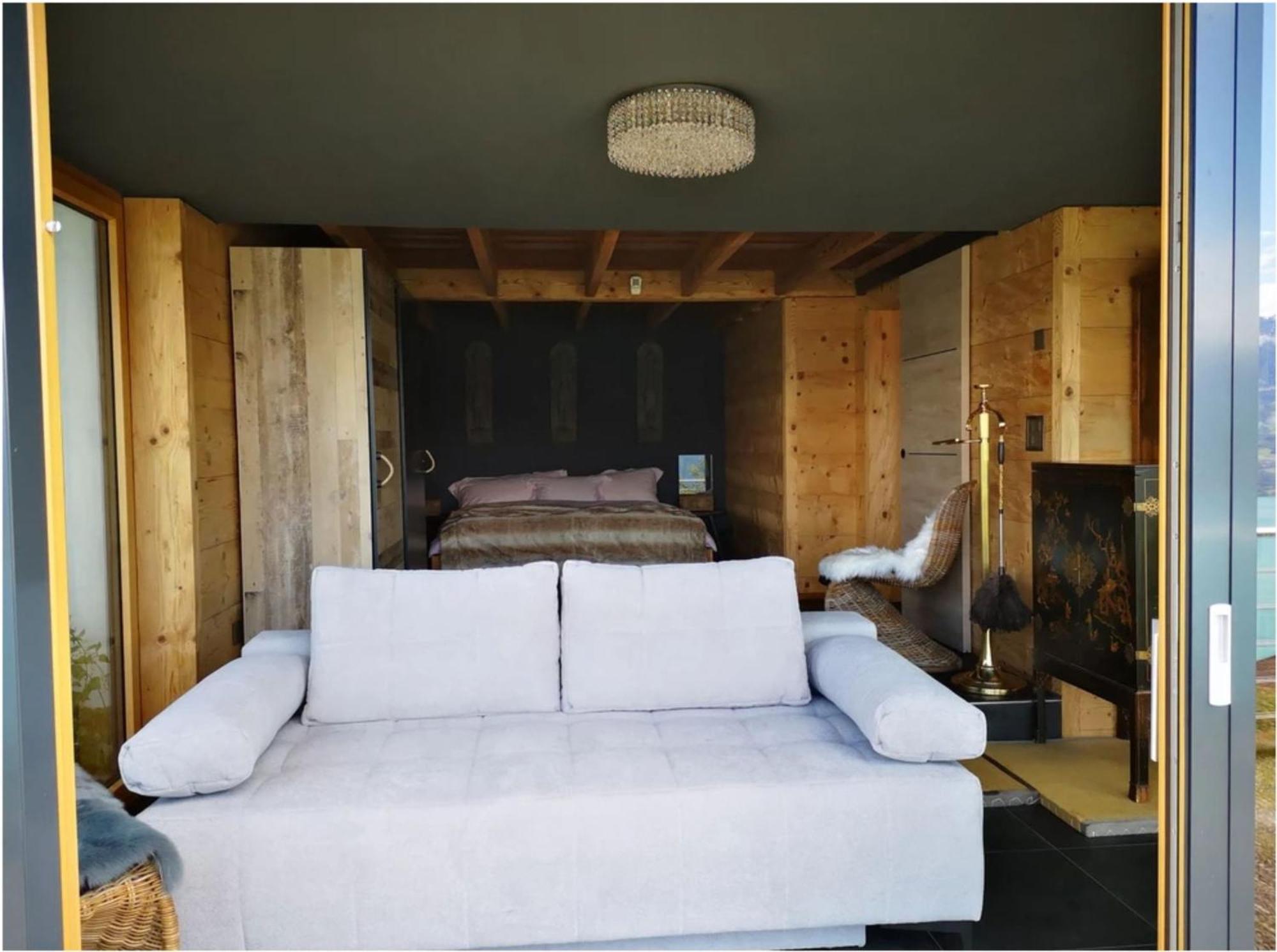 Chalet With View Of The Mountains And The Thun Lake 斯格里维尔 外观 照片