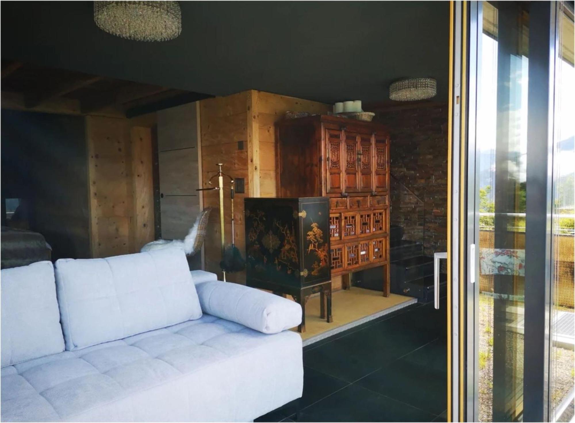 Chalet With View Of The Mountains And The Thun Lake 斯格里维尔 外观 照片