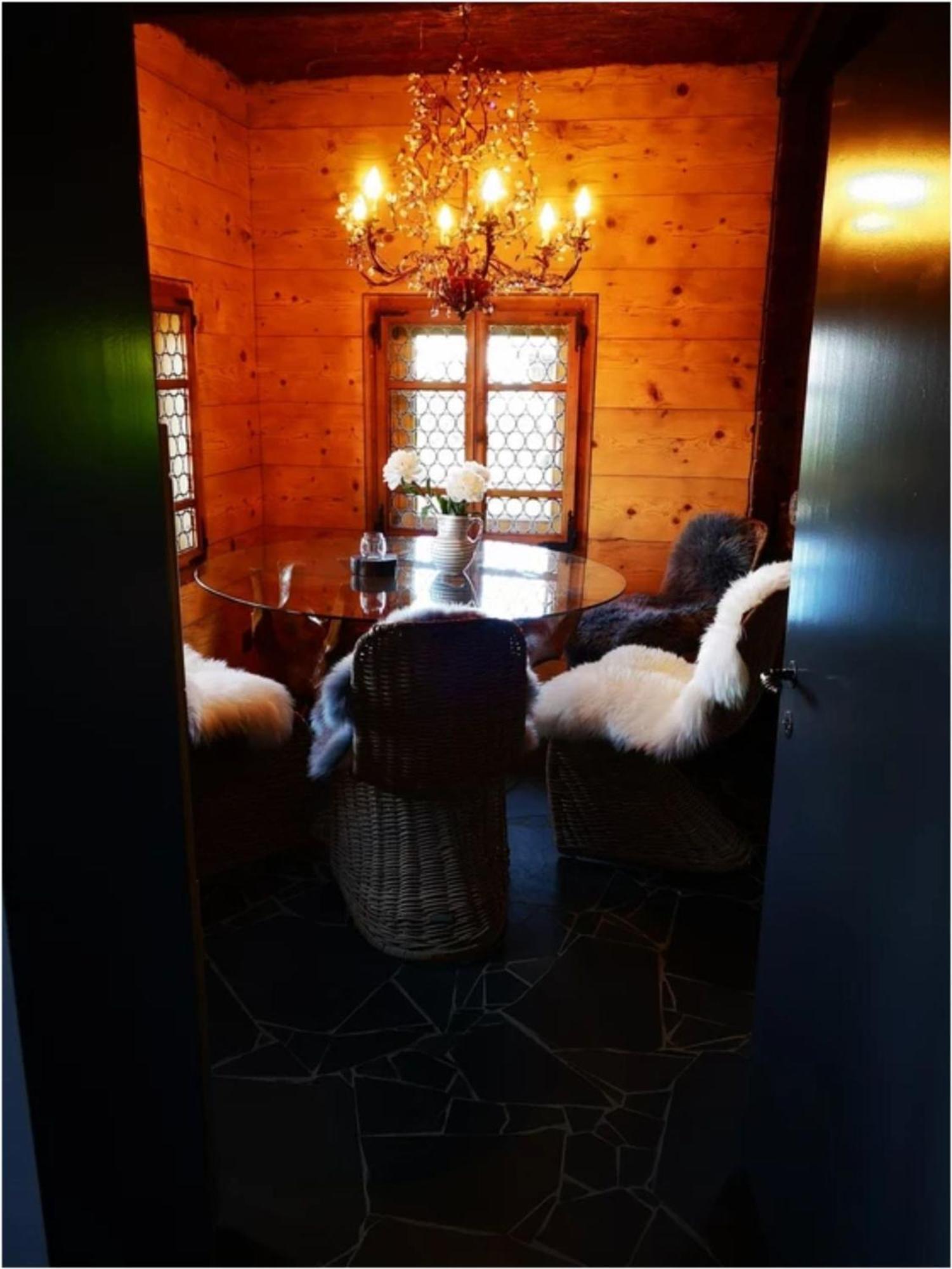 Chalet With View Of The Mountains And The Thun Lake 斯格里维尔 外观 照片